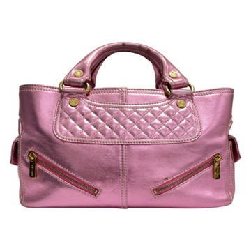 CELINE 賽琳 粉紅色 皮革 Boogie 手提包 【二手名牌BRAND OFF】