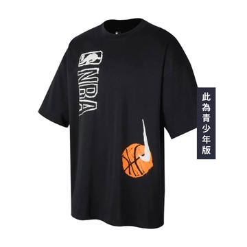 NIKE NBA 青少年 蠟筆圖樣 短袖上衣