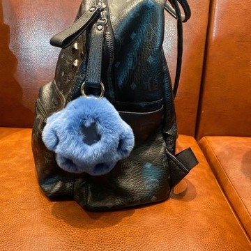 出品藍色卡通可愛車掛飾鑰匙扣