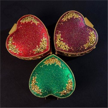 復古創意彩色心形首飾盒