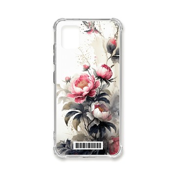 Note 系列殼 TRON 三星 NOTE 10 LITE 水墨牡丹花  載具 四角防摔殼 手機殼