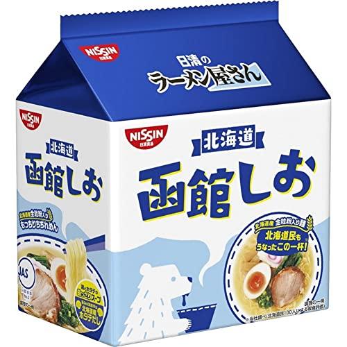 日清食品 ラーメン屋さん 函館しお 5食パック 435g×6袋