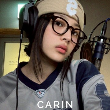 CARIN 光學眼鏡 DENSE C3 復古方型膠框 NewJeans配戴款 - 金橘眼鏡