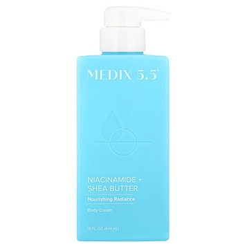 Medix 5.5, 身體乳，煙酰胺 + 乳木果油，15 液量盎司（444 毫升）