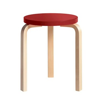 Stool 60 三腳圓凳（鮮紅）