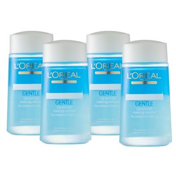 L Oreal Paris 巴黎萊雅 溫和眼唇卸妝液125ml 四入組