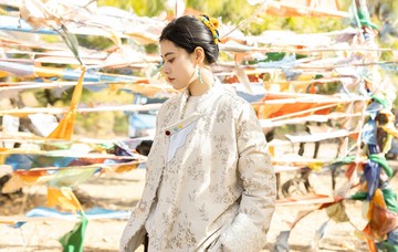 【千金風】 新中式復古藏裝 齡雪尼爾提花保暖棉服