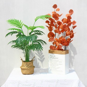 人造綠植仿真樹 北歐風客廳仿真綠植龜背竹小盆栽假綠植擺件裝飾假花仿真花擺設