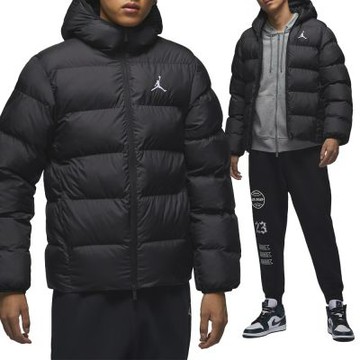 Nike As M J Brk Puffer Jkt 外套 男款 黑色 保暖 鋪棉 羽絨 連帽 FV7318-010