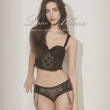 【EnamoR】愛心織紋雙絲帶中腰包臀內褲【中低腰】/甜美少女風 小性感 愛心網紗 蕾絲內褲 日常穿搭 日系內褲 牛仔褲