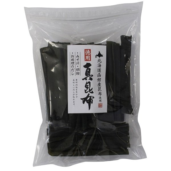 無添加 北海道函館産・真昆布 150ｇ　国内産１００％　２個までコンパクト便薄型可