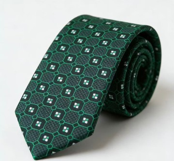 墨綠色方塊紋真絲領帶禮盒裝正裝