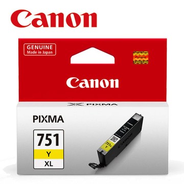 Canon CLI-751XL-Y 原廠黃色高容量XL墨水匣