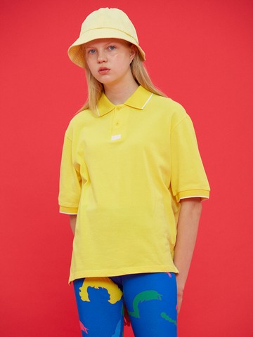 Dolls Only Logo Collar T-shirt (Yellow)