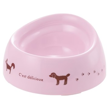 Richell 利其爾 寵物碗  1個  粉色