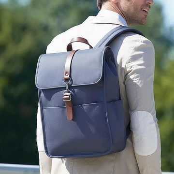 WIN-55293 質感都會通勤包 14吋筆電包 防盜防水尼龍包 商務背包 文青後背包書包