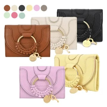 SEE BY CHLOE HANA系列山羊皮三折短夾(多色選)