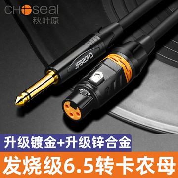 音源線 喇叭線 音頻線 6.5轉卡農母6.35大二芯麥克風卡儂公話筒連接調音臺音頻線『FY02688』