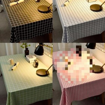桌布布藝防水防油免洗ins網紅長方形臺布餐桌布茶幾pvc學生書桌墊