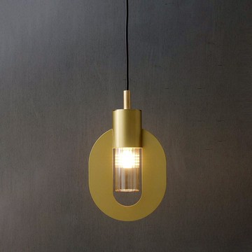 金色造型玻璃吊燈 F97-51-5087-1  (附燈泡不保固)