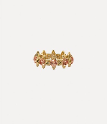 Vivienne Westwood Warwick Ring Gold Crystals Unisex