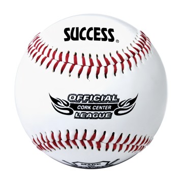 SUCCESS 成功 軟木硬式縫線棒球 直徑7.2cm 台灣製造 耐用度高 可吸收打擊衝擊力  1個  S4101