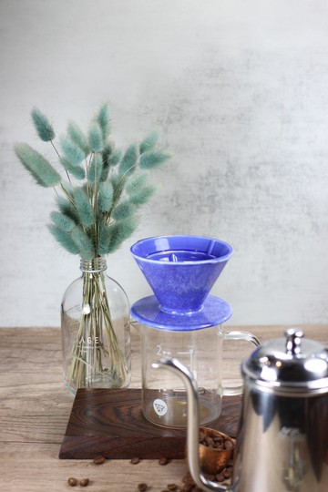 【送禮好物】琉璃藍 迷宮濾杯 00號咖啡濾杯 單人用 台灣綠工藝