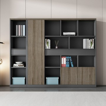 文件櫃 理想櫃 資料櫃 免運 開立發票 辦公室文件櫃木質書櫃置物架儲物檔案櫃資料櫃老板辦公桌背景櫃 辦公櫃 茶水櫃