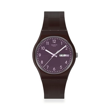 Swatch WEAVING WONDERS 經典手錶/瑞士製造 SO28C700 (34mm)【官方旗艦店】