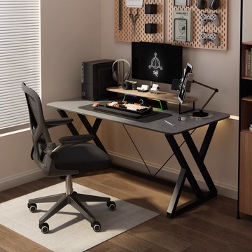 書桌 巖板書桌台式電腦桌家用小戶型學生學習桌出租房意式輕奢辦公桌子 幸福驛站