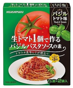 ヒガシマル醤油 生トマト1個で作るバジルパスタソースの素 2袋×5個