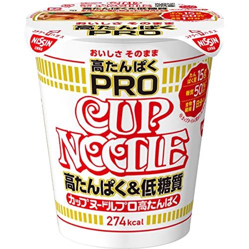 日清食品 カップヌードルPRO 高たんぱく低糖質 [1日分の食物繊維入り] カップ麺 74g×12個