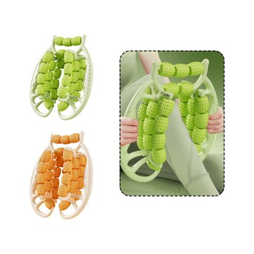 按摩滾筒 29輪環形按摩夾腿器 六軸浮點按摩器 全方位按摩美腿瘦腿器 3D按壓浮點按摩滾筒 (附狼牙棒)