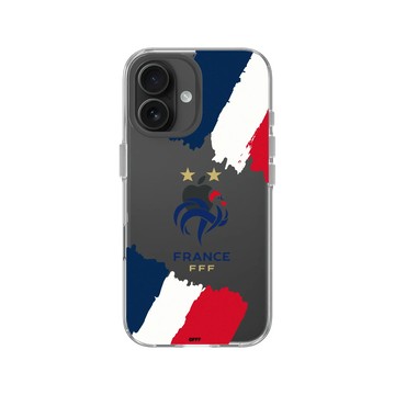 iPhone 16 Clear Case（相機按鈕） 透明 - FFF - Logo - Flag