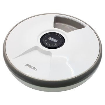 INVINCIBLE 英司博 六格智慧寵物餵食器 31.5 x 31.5 x 8.3cm  1.45kg  1個