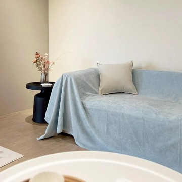 hoom 木居生活 防水防貓抓沙發布 聚酯纖維  180 x 300cm  薄荷藍  1個