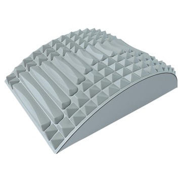 QIDINA 多部位腰椎伸展按摩放鬆輔助墊 靠墊A 升級款  銀河灰  30 x 24 x 8.5cm