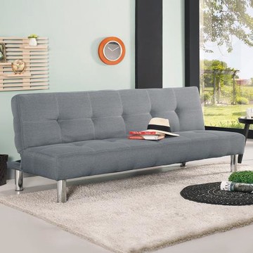 Boden-威爾森簡約灰色布沙發床