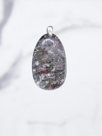 彩幽靈 云母吊墜  綠幽靈 閃亮片云母