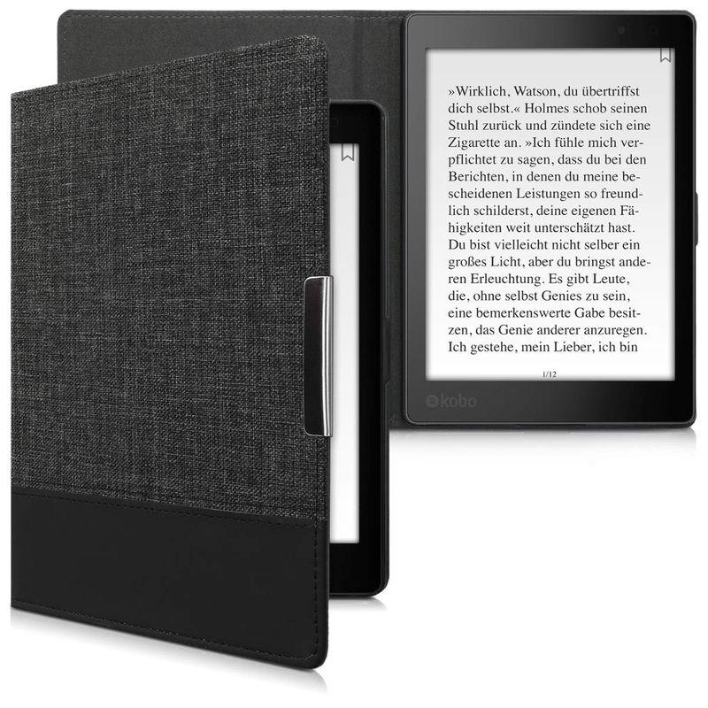 kwmobile 対応: Kobo Aura ONE ケース キャンバス 電子書籍カバー