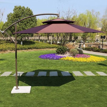 戶外遮陽傘戶外遮陽傘室外休閑庭院傘擺攤傘大太陽傘露臺傘香蕉傘圓形沙灘傘 雙11全館免運