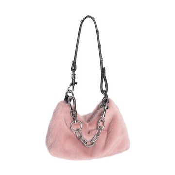 原創毛絨腋下包小眾辣妹毛毛包新款百搭鏈條女包送女生包手機包