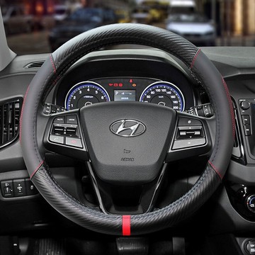 北京現代方向盤套真皮朗動瑞納悅納ix35途勝名圖領動悅動汽車把套