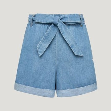 ADIDAS DENIM SHORT W 女 短褲 LF4604