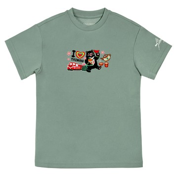機能圓領兒童版Tee｜彩虹文創｜台灣熊讚 #R20100D004