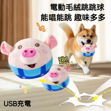 【毛孩屋】多件多折 音樂跳跳球 電動跳跳球 寵物跳跳球 彈跳球 逗狗球 可愛造型 寵物玩具球 狗玩具 寵物玩具 寵物用品