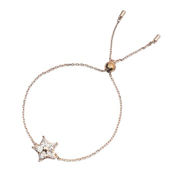 SWAROVSKI Stella 璀璨水晶風箏形切割玫瑰金手鍊 5645460