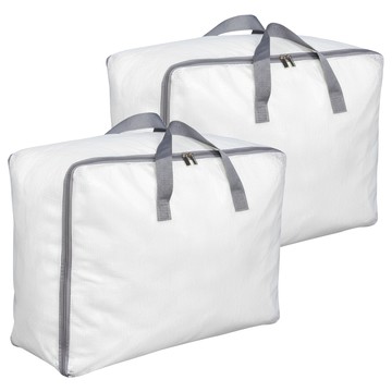 網格棉被收納袋 PVC尼龍材質 防水防塵  顏色隨機  1組