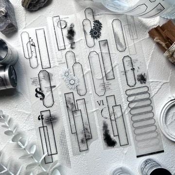 黑色標籤ver.2 遮蔽膠帶