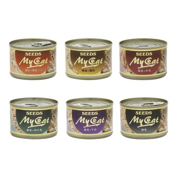 SEEDS聖萊西-My Cat我的貓 大號機能餐 170g x 48入組(買二件送寵喵樂-貓草玩具1個隨機)